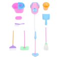 thumbnail image 3 of SNNROO 9PCS Well Design Funny Cleaning Toy Kids Mini House Cleaning Equipment Toy, 3 of 7
