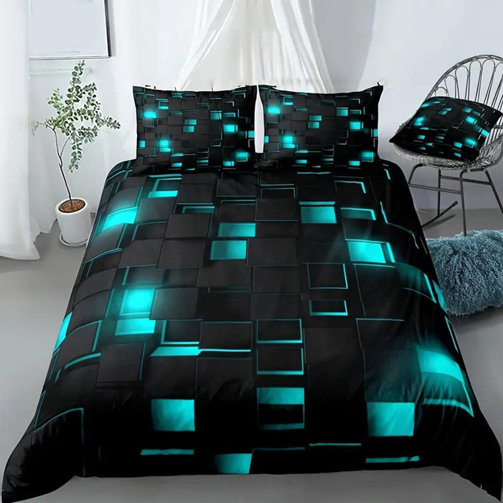 Jienlioq Bedding Duvet Cover Three Piece Set