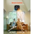 thumbnail image 3 of VEVOR Ventilateur d'Extraction Solaire pour Toit et Grenier 50 W avec Thermostat Intelligent et Télécommande, 3 of 9
