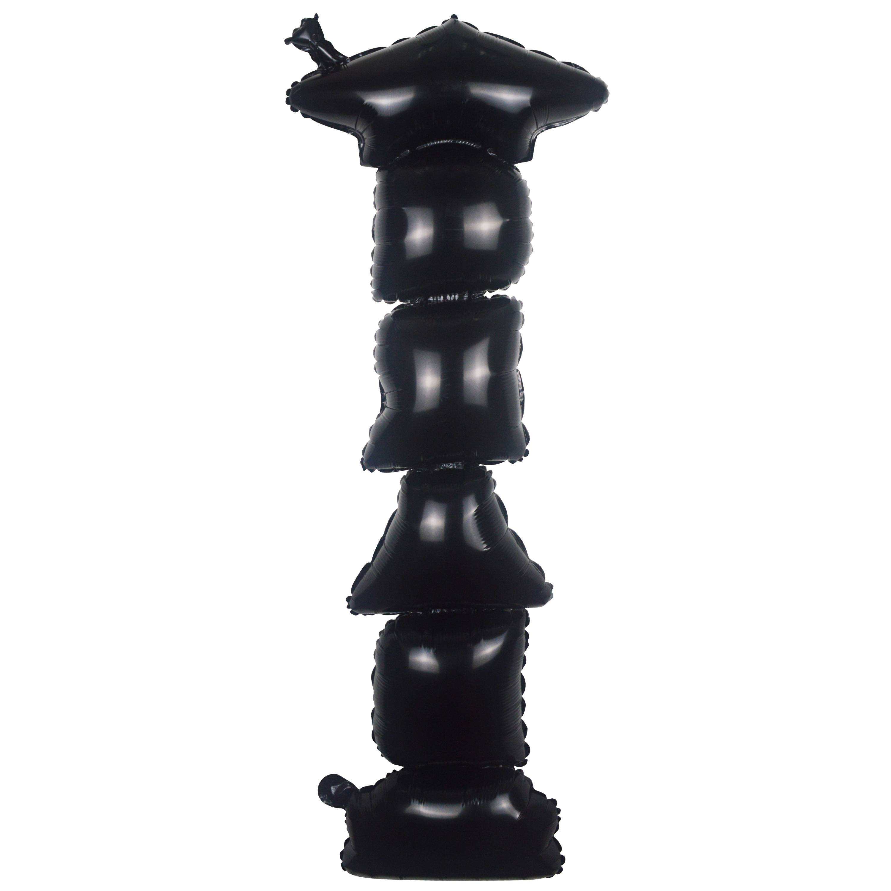 Ballon de remise de diplôme noir et argent (1 unité), 116 cm, nylon, adulte, décoration, remise de diplôme, marque Way To Celebrate