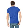 thumbnail image 2 of BELLA+CANVAS T-Shirt Jersey à Col en V pour Homme, P, True Royal, 2 of 3