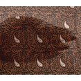 thumbnail image 4 of oneOone Viscose Chiffon Fabric Leaves & Paisley Block Decor Fabric Printed BTY 42 Inch Wide, 4 of 4