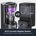 thumbnail image 3 of (Manufacturer Refurbished) Eureka E10s Robot Vacuum with Bagless Self Emptying Station, Robotic Vacuum and Mop Combo, 3 of 5