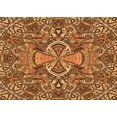 thumbnail image 1 of Ahgly Company Machine Washable Indoor Rectangle Transitional Orange Area Rugs, 3' x 5', 1 of 7
