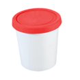 thumbnail image 3 of Luzkey Ice Cream Pint Cup Dessert Container Multifunction Leakproof Clear Freezer Tub Cream Pints Cup Storage Jar for Desserts Soup L, 3 of 8