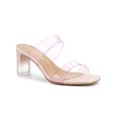 thumbnail image 1 of BLISSFUL STEP Sandales à Talon Bloc à Brides Transparentes et Colorées pour Femmes, 1 of 7