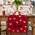 thumbnail image 5 of Boovnll Valentines Day Table Runner, 13x91" Valentine's Day Printing Table Runner, Valentines Table Runner for Holiday Kitchen Dining Table, Party Decor, Valentines Day Decorations, 5 of 5