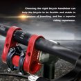 thumbnail image 3 of Tignapoo Aluminum Alloy Dual Handlebar Stem for Folding Bikes, Adjustable 25.4mm Fork, Lightweight and Durable, Available in Various Colors Including Gold, Perfect for Mountain and Road Bicycles, 3 of 5