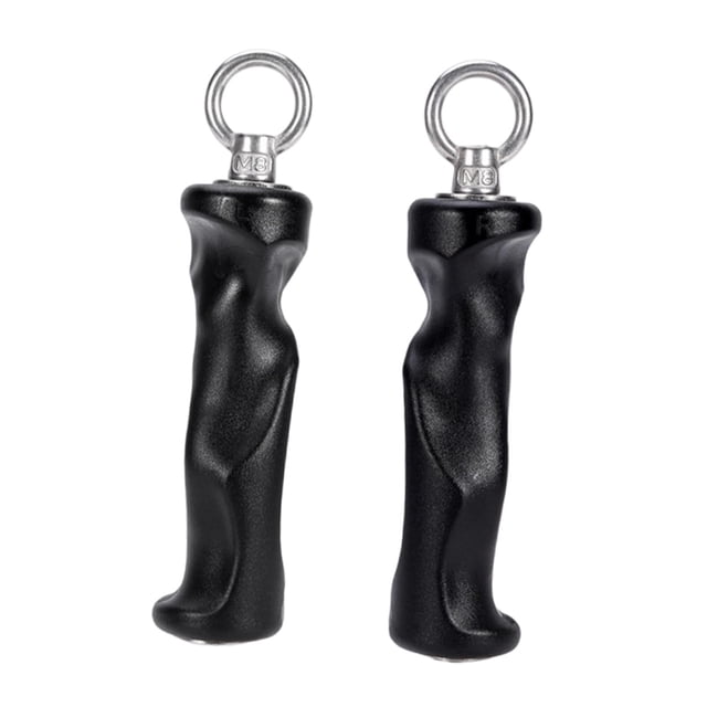 Ethern 2 Pieces Pull up Hand Grip Handles Exercise Handles Quick Attachment Gym Fitness Single Ring