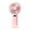 Pink, variant on Portable Handheld Fan,Mini Personal Fans Handheld,Mini Handheld Fan Portable Foldable USB Fans With Smart Led Digital Display Quiet Small Desk Fan With 5 Speed For Office Outdoor Sport Home Traveling