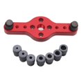 thumbnail image 1 of 2-10mm Sel Centering Doweling Jig Set Wood Hole Locator Red, 1 of 9