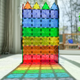 thumbnail image 3 of MAGNA-TILES Classic 74-Piece Magnetic Construction Set, The ORIGINAL Magnetic Building Brand, 3 of 6