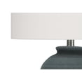 thumbnail image 3 of Monarch Specialties Lighting, 24"h, Table Lamp, Blue Ceramic, Ivory / Cream Shade, Contemporary, 3 of 6