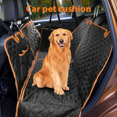 thumbnail image 1 of Waterproof Pet Car Seat Cover Dog Safety Protector Mat Rear Back Seat Hammock, 1 of 5