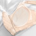 thumbnail image 4 of Virmaxy Soutien-Gorge Sans Fil pour Femmes Aguichant Grande Taille Mince en Dentelle Soutien-Gorge Rassemblant Sans Armature Confortable Fixe Ajustable Collection de Poitrine Coton Beige TTG, 4 of 8