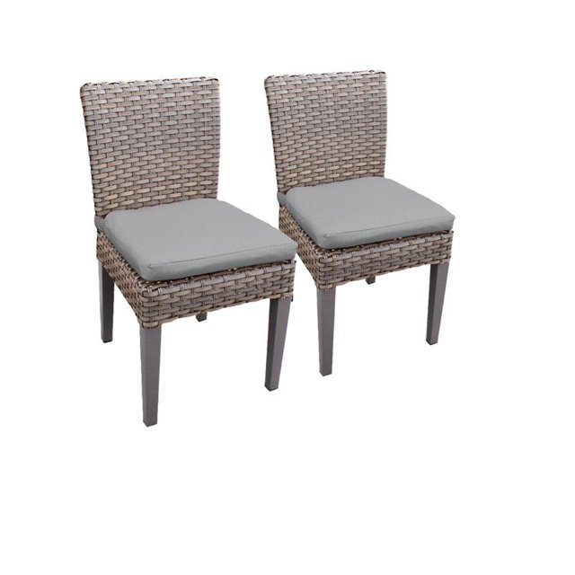 Florence Table à Manger de Patio Extérieur 60 Pouces avec 6 Chaises Sans Accoudoirs