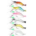 thumbnail image 1 of Saltwater Shrimp Fishing Lures Set, Luminous Soft Plastic Swimbait Shrimp Rig Tackle for Bass, Trout, Flounder, Redfish, 1 of 7