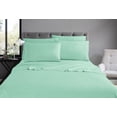 thumbnail image 2 of Swift Home Luxury 6-Piece Sheet Set with Extra Pillow Case, King, Sea Foam, 2 of 3