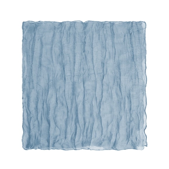 Serviettes en Tissu Froissé, Décoration de Table Style Bohème pour Mariage et Fête, Serviettes de Table Plissées Réutilisables pour Mise de Table Romantique, Tissu Doux et Léger pour Banquet et Repas à la Maison
