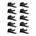 thumbnail image 3 of 10Pcs Hat Hooks for Wall, white sturdy Hat Rack Multifunctional Hat Storage Durable Black, 3 of 9