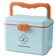 Portable First aid kit, Household Medicine Storage Box, can be Used for car, Home, Camping, Office