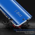 thumbnail image 3 of (Bleu) Étui Miroir avec Support pour Samsung Galaxy A55, Étui en Cuir Antichoc Mince Tout Inclus pour Galaxy A55, 3 of 5