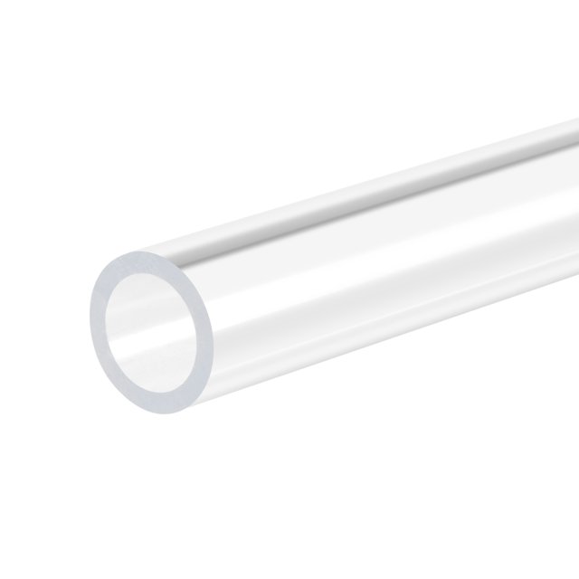 Unique Bargains Tube Rond en Acrylique Rigide Transparent 9mm ID x 12mm OD x 305mm Lot de 2