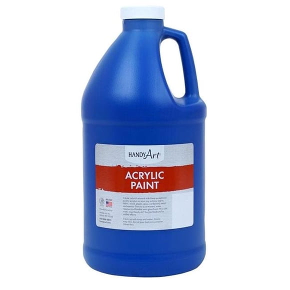 Peinture Rock & Handy Art RPC102065 Peinture Acrylique d'Un Demi-Gallon, Bleu Ultra