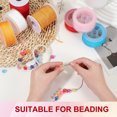 thumbnail image 4 of Uxcell 0.6 mm 109 Yards Nylon String, Bracelet String Braided Nylon Thread for Jewelry Making, Black, 4 of 6