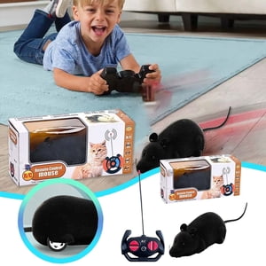 Binwennn RC Funny Wireless Electronic Remote Control Pet Toy pour les chats (noir) Les filles Remote Cars 3 Voitures Télécommande Voiture Pro 18rc Voiture de saut Easy Remote Control pour enfants Tous les véhicules terrestres