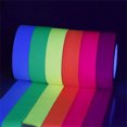 thumbnail image 3 of WHEANG Adhesive Sided Tape Sticky Gaffer Tape Cloth Blacklight Fluorescent Rainbow Decoration One Size Multi-Color, 3 of 9