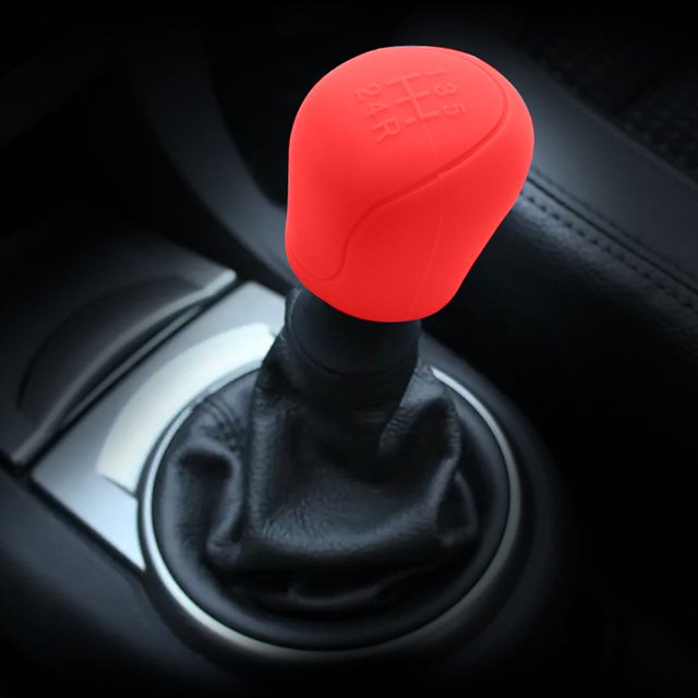 CNKOO Car Gear Shifter Knob Cover Elastic Car Automatic Shifter Protector Cover Universal Antl-Slip Auto Knob Gear Stick Protector Vehicle Accessories