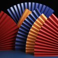 thumbnail image 5 of Innovative Photography Props Folding Hand Paper Fan for Advertising Shooting, 5 of 5
