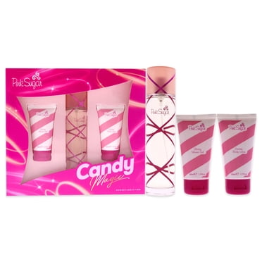 Bonbon au Sucre Rose Magique Eau de Toilette Ensemble de 3 Pcs / Neuf avec Boîte