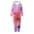 thumbnail image 4 of EGNMCR Combinaison Fille à Manches Longues Combinaison à Manches Longues à Capuche Pyjama Combinaison Décontractée d'Hiver Chaude Combinaison de Nuit Fille Combinaison en Polyester, 4 of 5