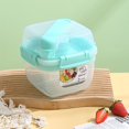 thumbnail image 2 of Aidoshy Salad Lunch Container To Go, 52-oz Salad Bowls with 4 Compartments, Salad Dressings Container for Salad Toppings, Snacks, Men, Women, 2 of 7