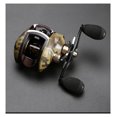 thumbnail image 1 of Moulinet de Pêche Moulinet Baitcasting 8,1:1 Rapport Haute Vitesse Main Gauche et Main Droite Moulinet de Lancer Traîne, Cadre Squelettique en Aluminium Rigide, 1 of 2