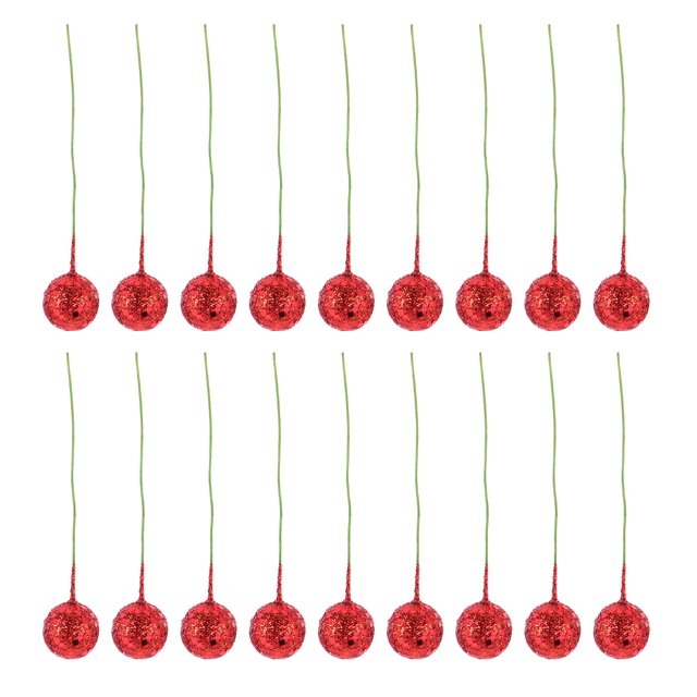 50pcs Christmas DIY Decoration Accessories Christmas Berry Photo Props