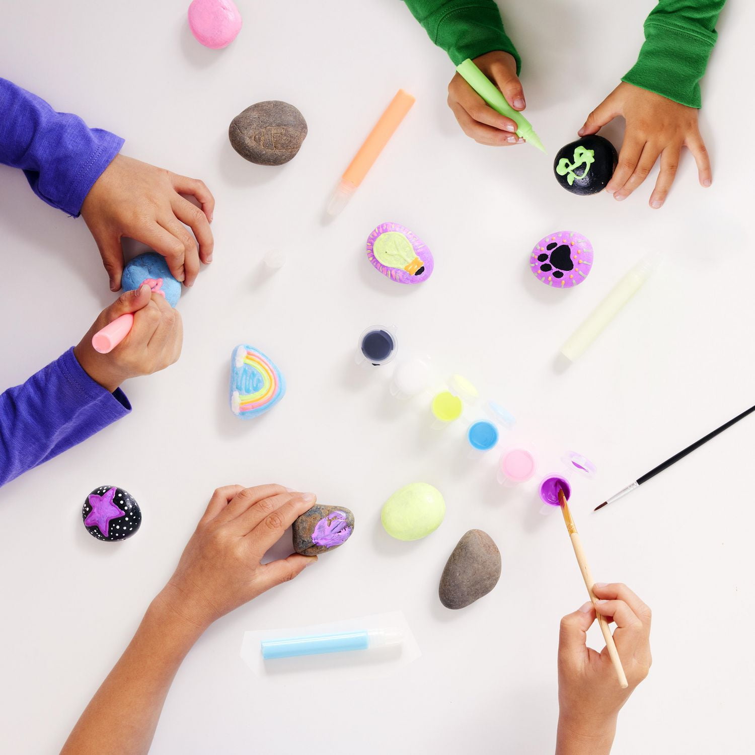 Creativity for Kids phosphorescent roches a décorer