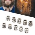 thumbnail image 3 of Norse Dreadlock Beads, Antique Simple Style Complement Viking Dreadlock Beads  For DIY Necklace For DIY Bracelet For Beard, 3 of 8