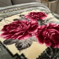 thumbnail image 3 of Thick Warm Winter Fleece Blanket For King Bed 2 Ply Reversible Soft Raschel Blanket,85"x93",10lb, 3 of 8