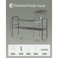 thumbnail image 5 of NETEL Under Sink Organizers and Storage 2 Tier Expandable Under Cabinet Organizer Shelf with 8 Removable Panels Expandable Shelf for Cupboard Kitchen Bathroom Shoe Storage Rack, 5 of 5