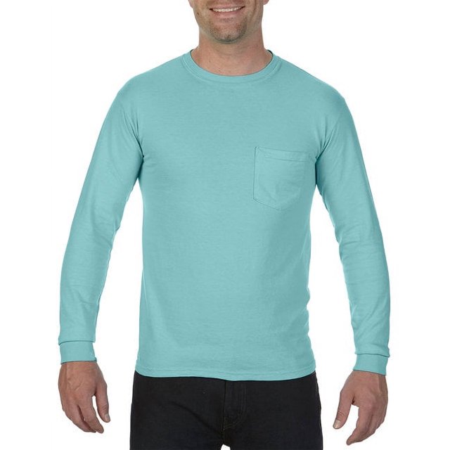Comfort Colors T-Shirt à Manches Longues pour Adulte avec Poche