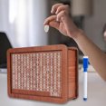 thumbnail image 4 of EGNMCR Wooden Money Box With Money And Numbers With Counter Crafts Portable Storage Case Money Saving Box For Adults Child A chopper, 4 of 6