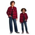 thumbnail image 3 of George Boys' Plaid Flannel Shirt, 3 of 6