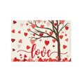 thumbnail image 2 of Wooowa Valentine's Day Printed Placemat 11.8x17.7 Inches - Heat-Resistant Table Decor for Kitchen, Home & Holiday Parties, 2 of 6