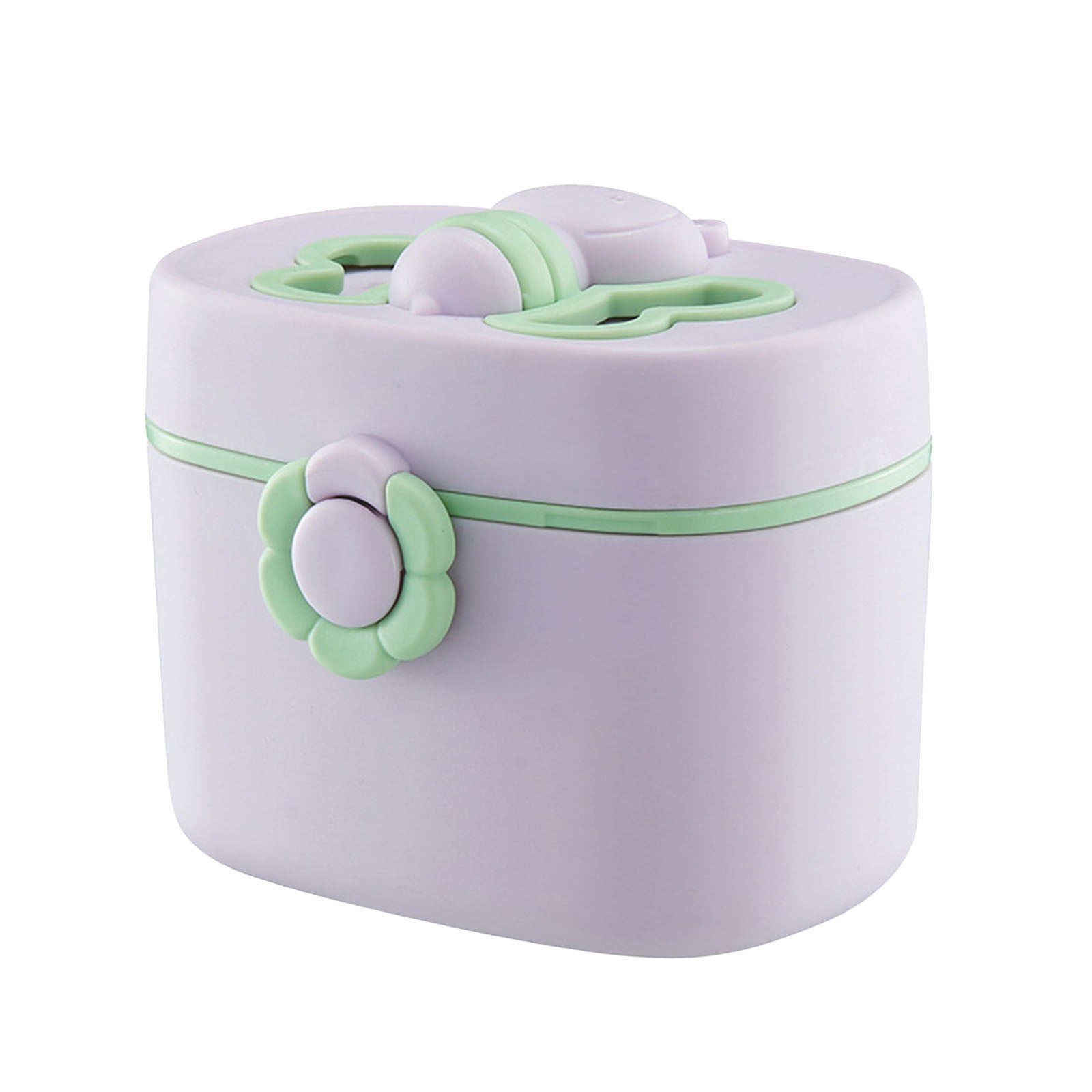 Binwennn Poudre de Lait pour Sortir Formule à Emporter Rangement Poudre de Lait Contenant de Formule Distributeur de Formule Portable Contenant de Formule pour Lait Pots de Distributeur Distributeur de Voyage Contenants Alimentaires Farine Verre
