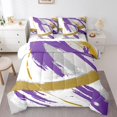 thumbnail image 1 of YST Gradient Abstract 7-Piece Comforter Set, King Size, Modern Bedding Sets & Collections, 1 of 4
