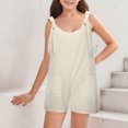 thumbnail image 3 of Zecgelong Girls' Solid Colored Short Overalls(5 13Years) Girls Animal Print Sets, 3 of 5