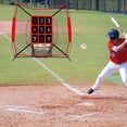 thumbnail image 4 of Baseball Hitting Training Target Net, 9-Grid Pitching Practice Net, Golf Softball Throwing Accuracy Target Screen for Outdoor Batting Drills, 4 of 6